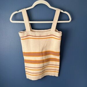 LOFT Knit Striped Tank Top